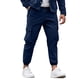 thumbnail image 1 of Kalauyu Cargo Joggers for Men Relaxed Fit Drawstring Elastic Waist Cargo Pants Outdoor Tapered Hiking Pants, 1 of 6