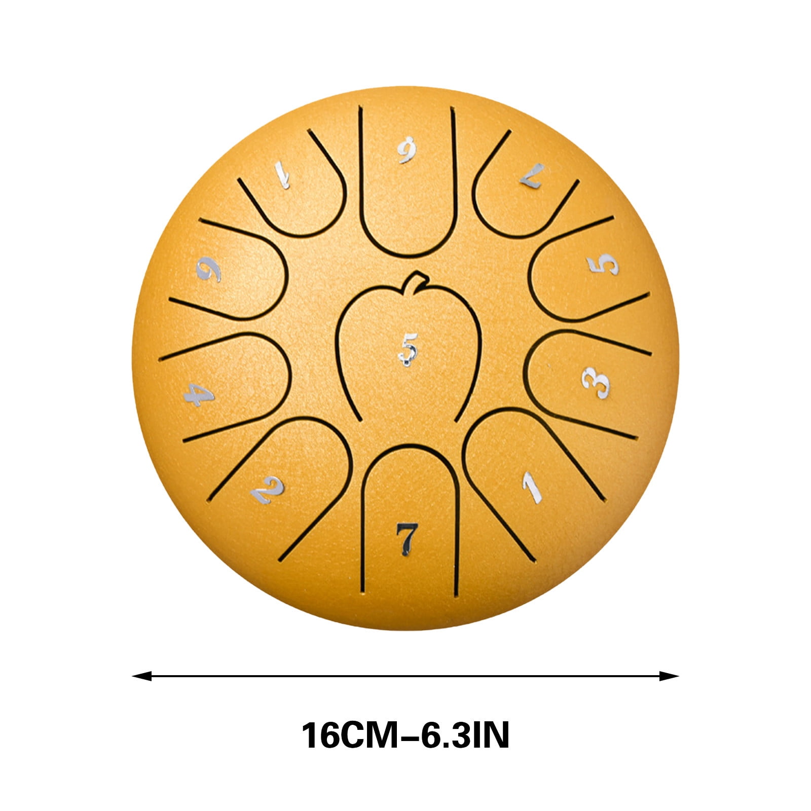Viflosae Toys for Girls Gifts for 8 Year Old Girls Outdoor Rain Drum 6 Inch 11-note Little Pattern Steel Tongue Drum Outdoor Musical Instruments Create In Your Garden Christmas Gifts for Boys 8-12