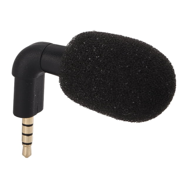 Omni direccional Micrófono de Jack de 3.5 mm, Respesta de FRECUENCIA AMPLIA Textura Fuerte Mini Micrófono de Audio DiMico para Teléfono Inteligente Trrs CTIA