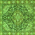 thumbnail image 1 of Ahgly Company Indoor Square Medallion Green Traditional Area Rugs, 7' Square, 1 of 1