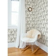thumbnail image 3 of Chesapeake Janetta Grey Butterfly Wallpaper, 3 of 4