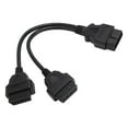 thumbnail image 1 of Diagnostic Extender Cable, 16Pin OBD Extension Cable Y Splitter Plug and Play  for OBD2 Interface Vehicles, 1 of 8