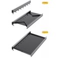 thumbnail image 5 of Clothes Drying Mesh Rack Aluminum Alloy Construction with Quick Drying Features gray, 5 of 9