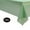 Sage Green, variant on Green Disposable Plastic Party Tablecloth [2-Pack] 54 x 108” Rectangle Table Cover for Indoor & Outdoor Use