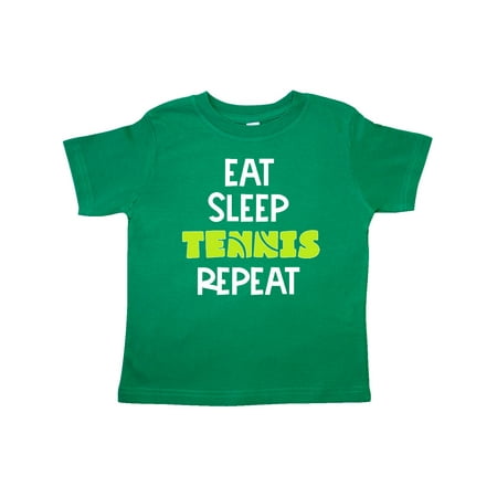 

Inktastic Eat Sleep Tennis Repeat Gift Toddler Boy or Toddler Girl T-Shirt
