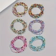 thumbnail image 3 of YIEMEEN Chic Glass Bead Bracelet Set 30pcs Colorful Beads Ankle Bracelets to Complement Your Style Perfect for Any Occasion, 3 of 20