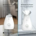 thumbnail image 3 of Pure Daily Care Nano Steamer 3-in-1 Ionic Facial Nano Facial Mister 5-Piece Stainless Steel Skin Kit (Silver), 3 of 6