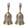 thumbnail image 5 of YOSADIER 2Pcs Handheld Bell for Restaurant Staff 11.8X2.1In with Zinc Alloy, 5 of 8