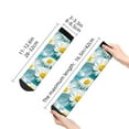 thumbnail image 5 of Bingfone Daisy Flowers Design Patterned Men'S Women'S Casual Cotton Socks, 5 of 9