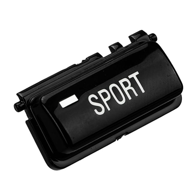 Bouton de Commutateur de Mode Sport Automobile, ABS Durable Installation Facile pour Modification Noir, Rouge, Bleu