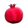 thumbnail image 1 of tamizeot Glass Flower Vase Modern Decorative Statue Gift Multi Functions Unique Fragrance Diffuser Stylish Home Office Accessory Pomegranate, 1 of 6