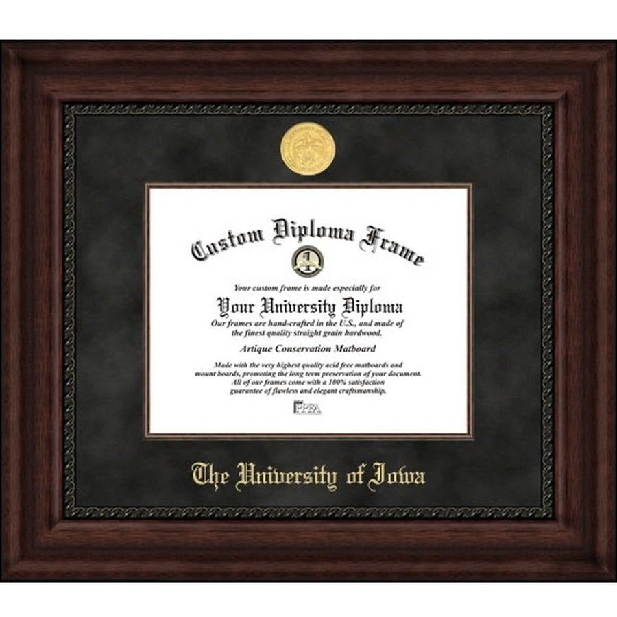 University of Iowa 8.5" x 11" Executive Diploma Frame