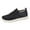 Black, variant on Women's Casual Heels with Block Heel for Stability & Comfort Women's Casual Shoes Breathable Mesh On Comfortable Flat Walking Shoes For Daily Wear With Jeans All Season