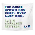 thumbnail image 1 of JSDART ABC Color Geometric Shapes Alphabet Letters Retro Latin English Abstract Blocks Wall Art Hanging Tapestry Home Decor for Living Room Bedroom Dorm 51x60 inch, 1 of 1