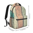 thumbnail image 2 of Fotbe Hardwood Pattern Casual Backpack for School, Travel, and Outdoor Activities - Durable, Lightweight, and Comfortable, 2 of 5