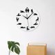 thumbnail image 3 of Reloj de pared de la posturalele de la diversión , reloj de la etiqueta engomada de del creativo, 3 of 8