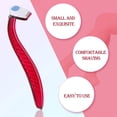thumbnail image 3 of 12 Pcs Disposable Bikini Razors for Women Bikini Line Trimmer Shaver Small T Type Razor Durable Travel Accessories Pubic Hair Removal Beauty for Body Cosmetic Tool(Dark Blue, Rosy, Dark Pink), 3 of 7