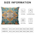thumbnail image 5 of QZHH  Throw Pillow Covers Decorative Orange Blue Bohemian   Throw Pillow Case Cushion Pillowcases for Home Decor Sofa Car Living Room, 5 of 5
