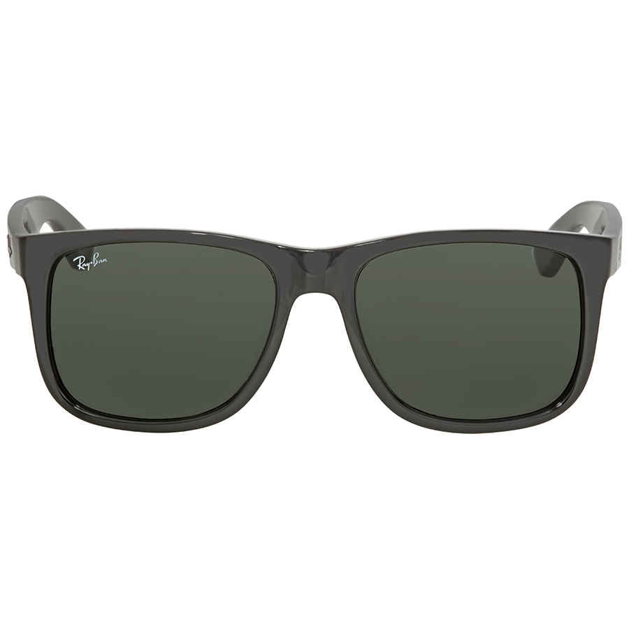 Ray-Ban Justin Classic Sunglasses RB4165 622/2V - Matte Black Frame - Polarized Blue Classic Lenses - Size 55-16