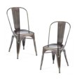 thumbnail image 1 of Ens. de 2 chaises sans bras Roch de Plata Décor Import Inc, 1 of 4