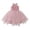 b-522Pink262, variant on MEZZALL Girls Formal Party Dress Irregular Sleeveless O-Neck 3D Embroidered Dance Gown Kids Comfort Dresses