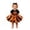 Black, variant on CAIXIA Baby Girl Halloween Outfit Short Sleeve Bodysuit Orange Tutu Skirt 3-Piece Handmade Outfit