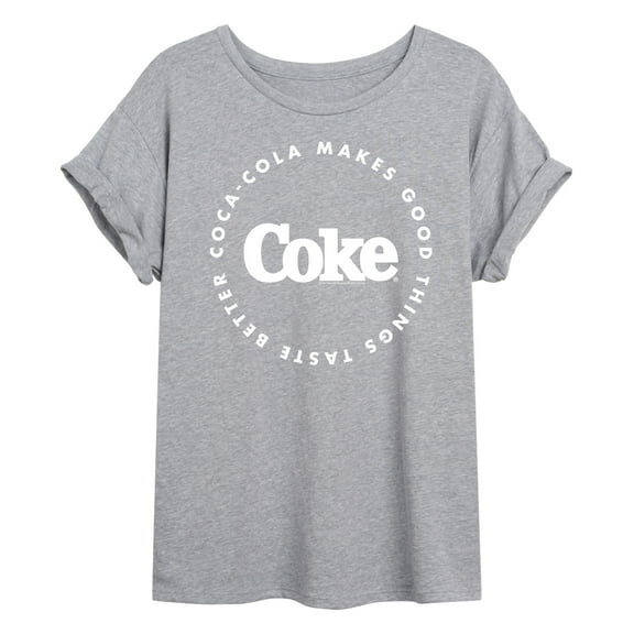 Coca-Cola - Coke Makes Things Taste Better - Juniors Ideal Flowy Muscle T-Shirt