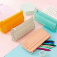 thumbnail image 5 of Pencil Case Pen Pencil Bag Pencil Box Stationery Pencil Pouch,High Elastic Oxford Cloth Double Layer Solid Color Pencil Case Environmental Pencil Case, 5 of 8