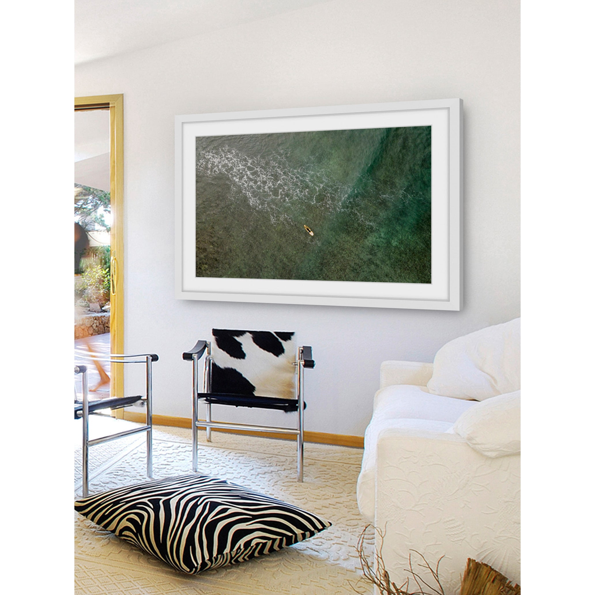 Marmont Hill "Floating Out" by Karolis Janulis Framed Painting Print