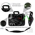 thumbnail image 2 of LSS 17 inch Laptop Sleeve Bag with Side Pocket, Soft Handle & Removable Strap for 16" to 17.4" - Red Eye Dark Ghost Zombie Skull, 2 of 3