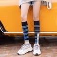 thumbnail image 2 of Fashion Cotton Ladies Long Different Socks Women Geometric Pattern Knee High Sock For Women High QualityOne Size He Qiyong unisex, 2 of 2
