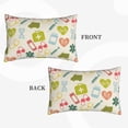 thumbnail image 4 of Naloa Medical Icons Pillowcase, Throw Pillowcase, Wrinkle-Free, Stain-Resistant with Hidden Zipper for Bedroom Sofa - 16"x24", 4 of 9