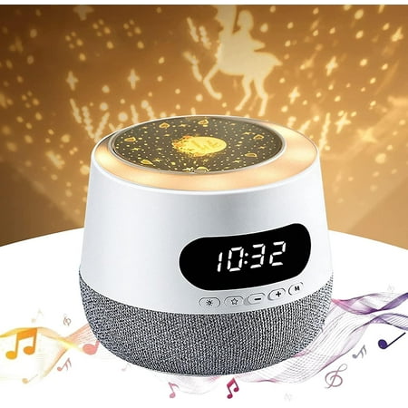 

Egebert Star Projector Night Light Alarm Clock 1800mah Rechargeable Cordless Led Night Lights Projector Nightlight Sky Star With