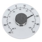 Compteur de température, pointeur étanche Type Adhésif transparent Fenêtre -40-50 degrés Celsius Gamme pour la maison pour la ferme