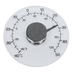 Compteur de température, pointeur étanche Type Adhésif transparent Fenêtre -40-50 degrés Celsius Gamme pour la maison pour la ferme