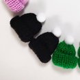thumbnail image 4 of 10PCS Knitted Small Christmas Hat Santa Claus Christmas Hats Headdress Party Favors DIY Handmade Accessories (Black), 4 of 6