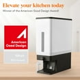 thumbnail image 2 of Lifewit Rice Dispenser 25 lbs, Rice Storage Container Moisture Proof with Measuring Cup, BPA-Free, Black, 2 of 8