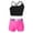 Gardenia Rose, variant on Manyakai Kids Girls 2 Piece Athletic Swimsuit Bathing Suit Crop Tank Top with Shorts Tankini Swimwear Lily 14