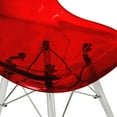 thumbnail image 5 of LeisureMod Dover Molded Side Chair with Acrylic Base, Set of 2, 5 of 7