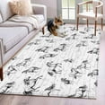 thumbnail image 2 of 4'x6' Area Rugs Black Horse Washable Area Rugs Non-Slip Indoor Floor Mats Carpet for Living Room Bedroom Dining Room, 2 of 9