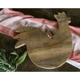 thumbnail image 4 of Foreside Home & Garden Wood Hen Shaped Kitchen Serving Cutting Board, 4 of 6