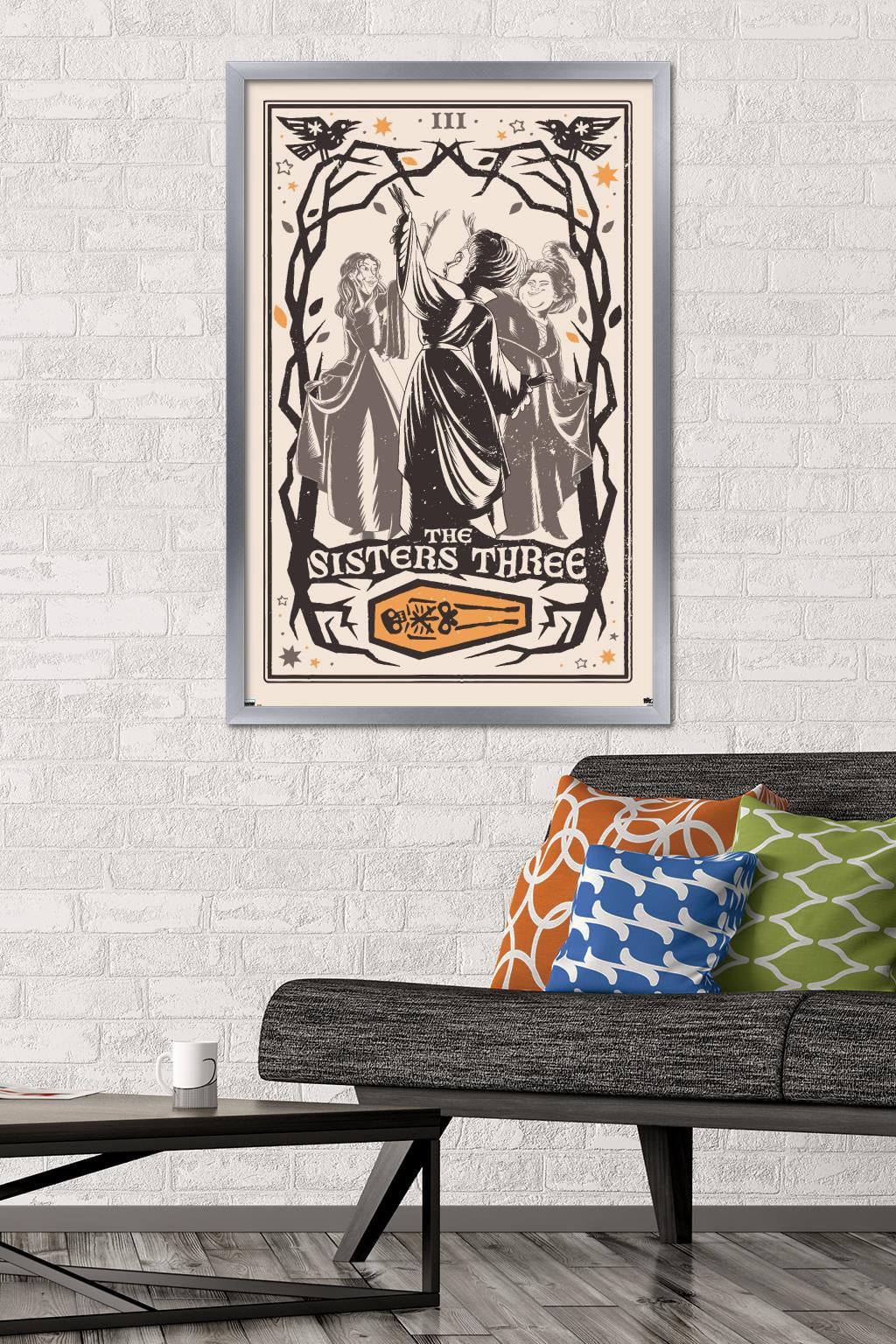 Disney Hocus Pocus 2 - The Sisters Three Wall Poster, 22.375" x 34" Framed