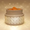 thumbnail image 1 of Luz nocturna LED de cerámica Wax Melt Warmer VICTORIA AROMA, blanca, 1 of 6