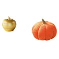 thumbnail image 1 of Escultura de fruta de almohada de calabaza de Halloween, decoración de estatuilla de resina, estatua, escultura, adorno, material suave, adecuado para, 1 of 8