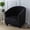 Black, variant on Velvet Tub Chair Covers, Stretch Club Chair Slipcover 1 Piece Tub Chair Slipcover Armchairs Sofa Slipcover Anti-Slip Barrel Chair Cover (Orange)
