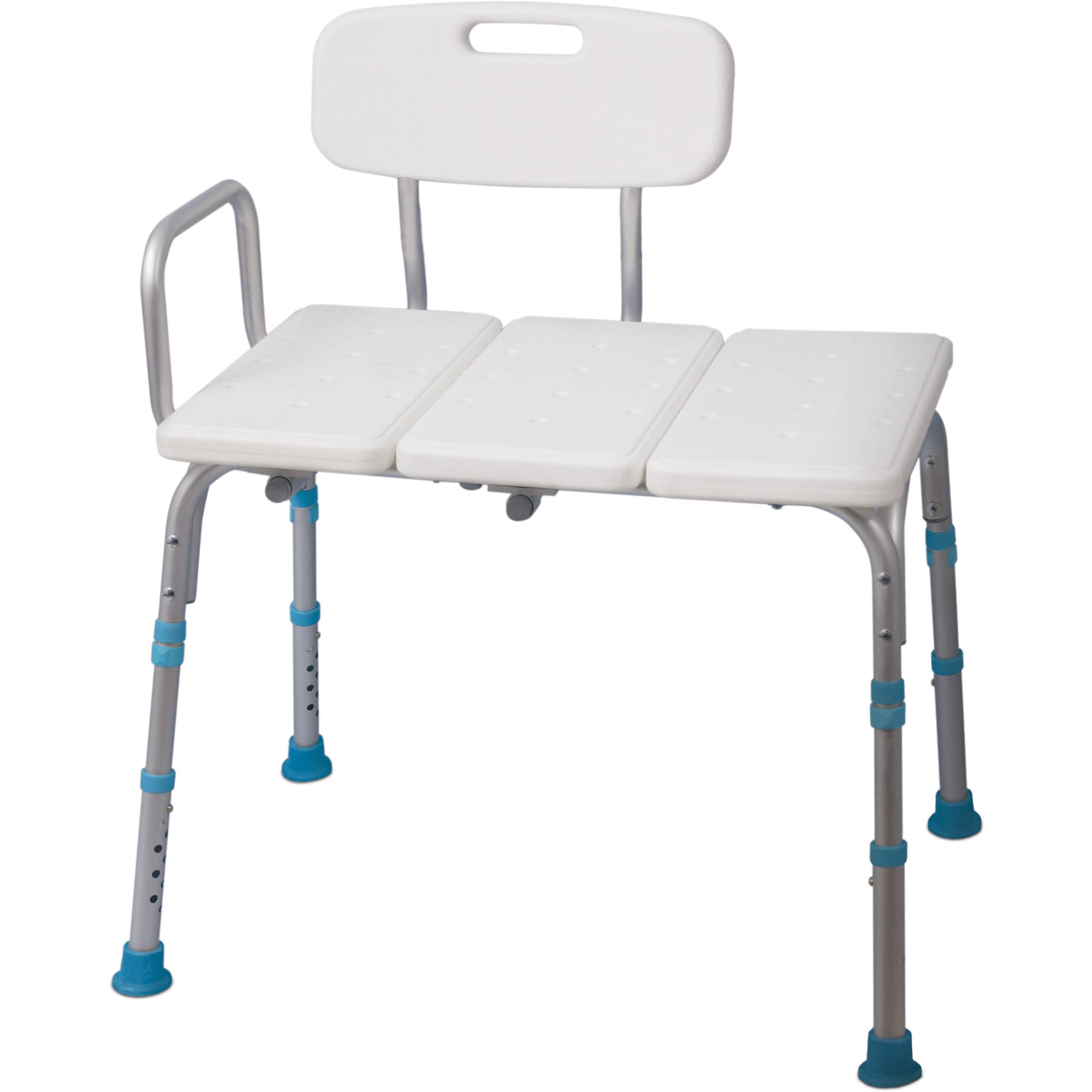 Aquasense AdjustIle Bath and Shower Transfer Bench with Reversible Backrest