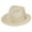 Ivory, variant on Dobbs Rosebud Milan Straw Fedora, Ivory, 7 7/8