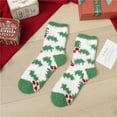 thumbnail image 3 of Aofany Socks for Women, Christmas Fuzzy Socks for Women Home Casual Sleeping Soacks Warm Cozy Slipper Socks Microfiber Fluffy Socks Christmas Gifts, 3 of 3