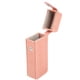 thumbnail image 4 of Pitillera PU Diseño de hebilla impermeable Retro Caja de cigarrillos delicada Regalos para hombres Rosa, 4 of 14