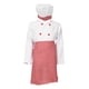 thumbnail image 2 of 1 juego de disfraz de chef para niños, abrigo de cocina, gorro de chef, delantal, suministros para juegos de rol de chef, 2 of 7